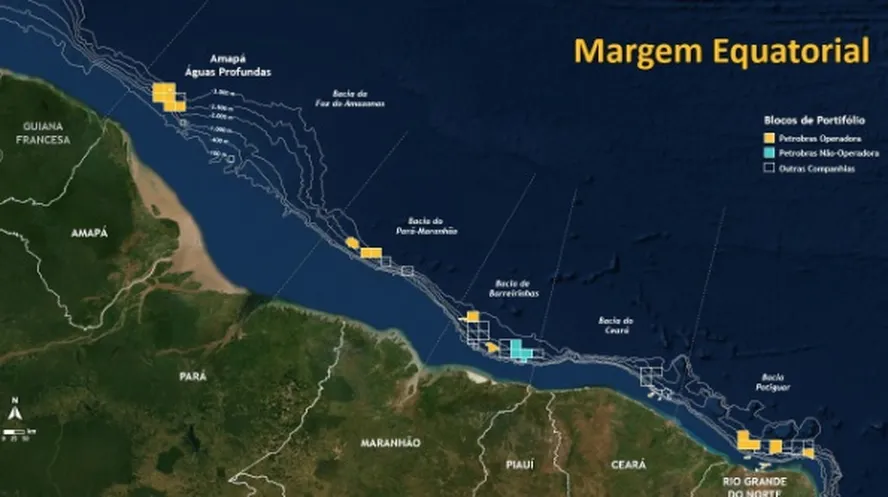 Ibama autoriza Petrobras a fazer vistorias e simulações na Margem Equatorial