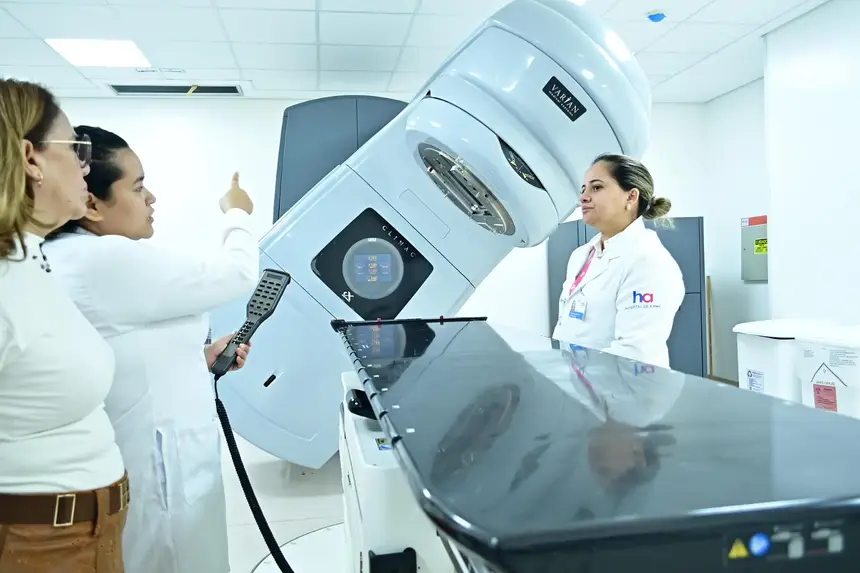 Vistoria técnica na Radioterapia