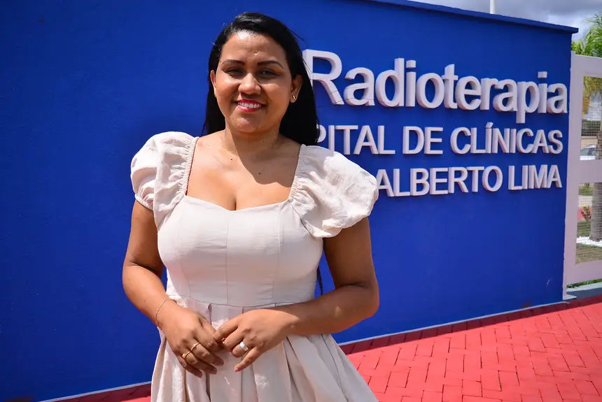 Samara Andrade, paciente oncológica