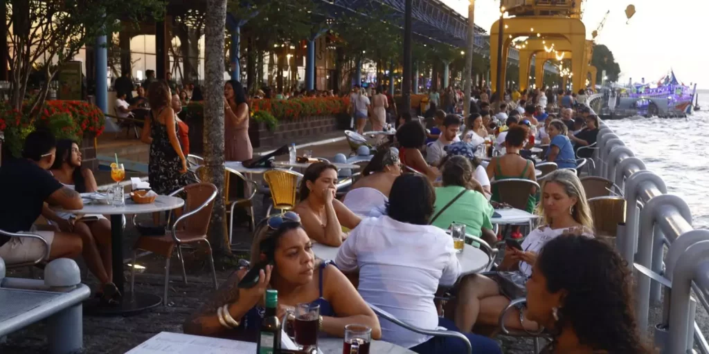 Movimento na Estação das Docas (Foto Cristino MartinsO Liberal)