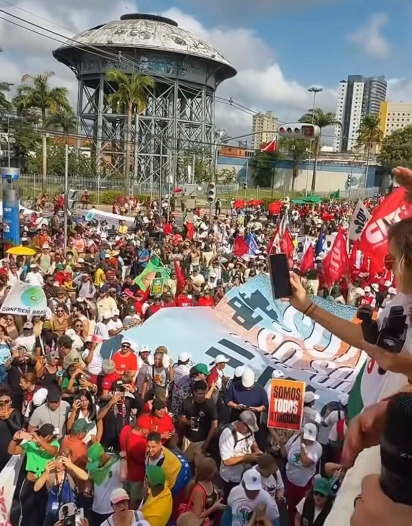 A Marcha reforça a voz do Sul Global com a adesão de mais de 50 mil pessoas de todo o mundo.