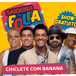 Chiclete com Banana encerra o Carnaval 2026 com show gratuito em Macapá
