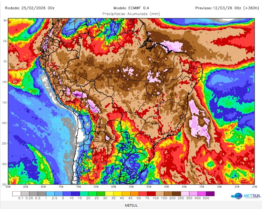 Amapá e mais 10 estados tem previsão de chuva volumosa nos próximos 15 dias