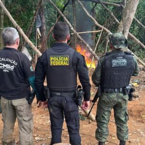 Garimpo: PF inutiliza escavadeiras, motores, quadriciclos, tratores, geradores e acampamentos clandestinos