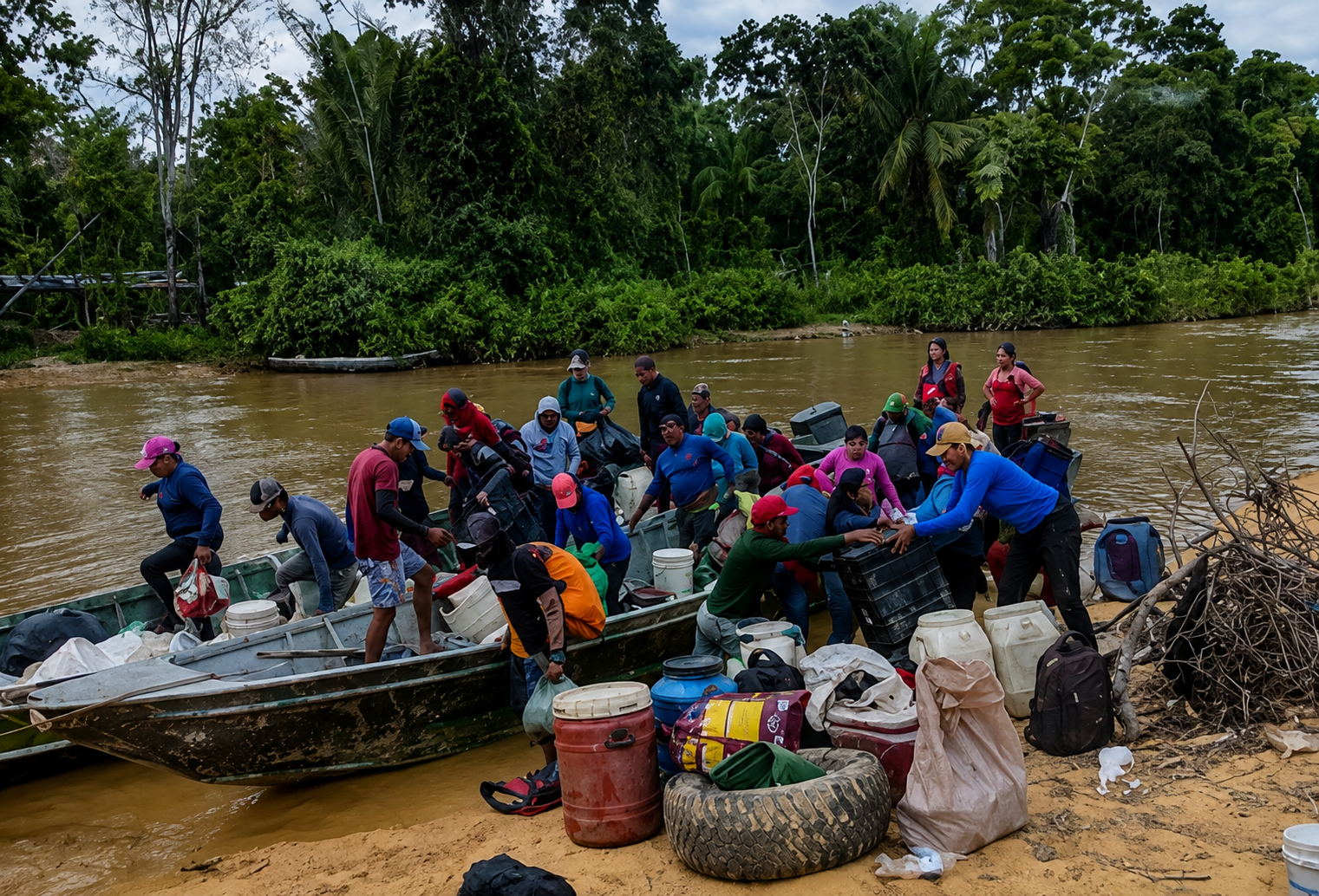 Garimpeiros expulsos da Terra Yanomami migram para o Amapá, resultando no aumento da criminalidade